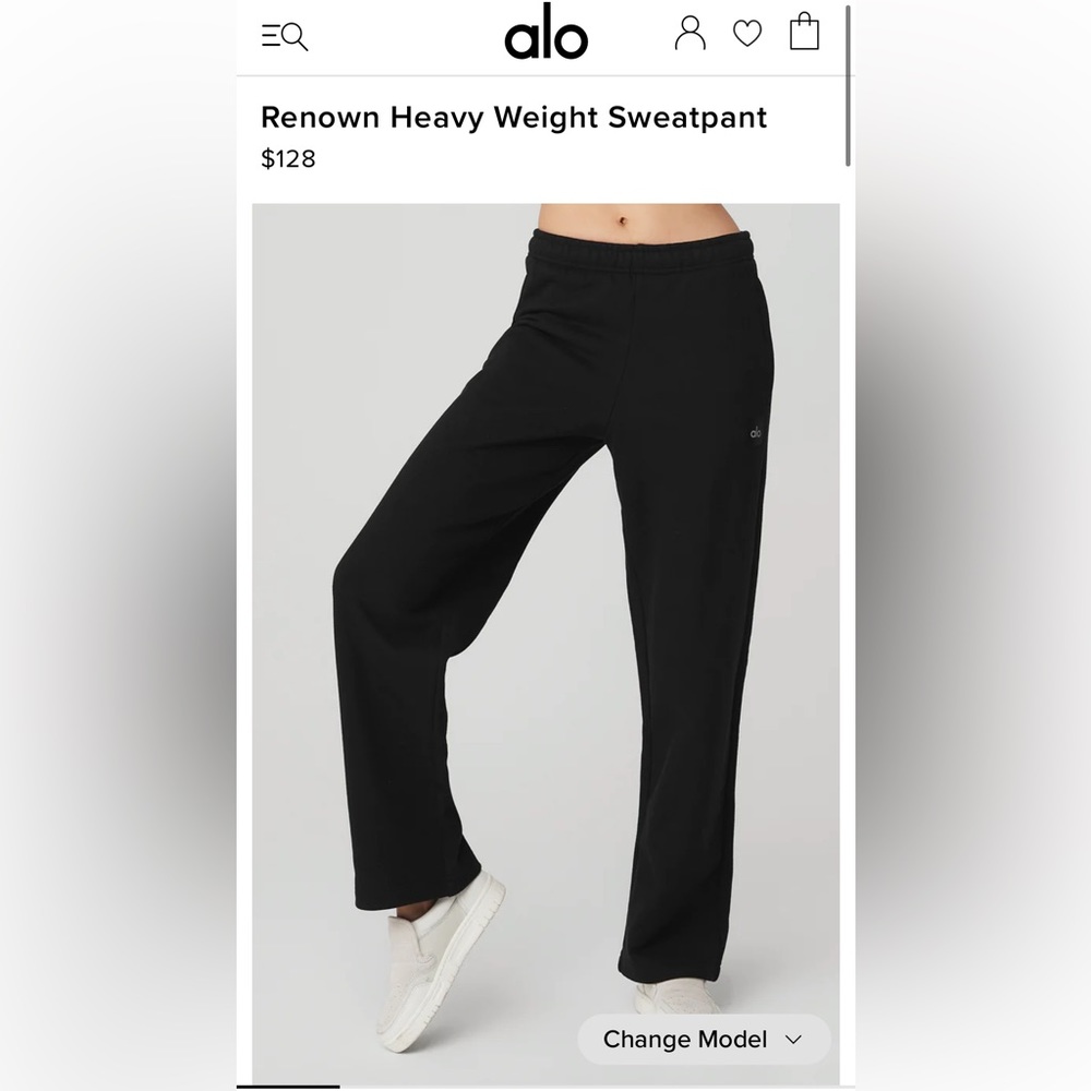 Alo sweatpants size M (never worn)